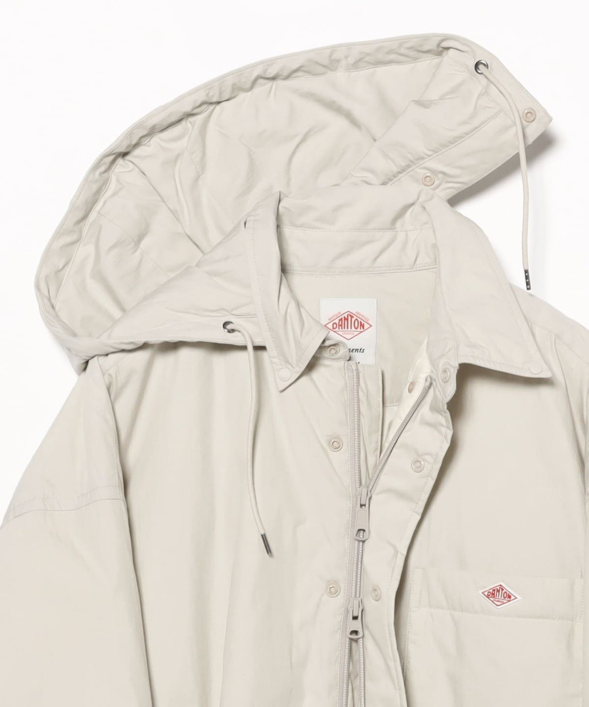 DANTON × BEAMS Danton x Beams round collar shirt jacket Size : 21x28” Price