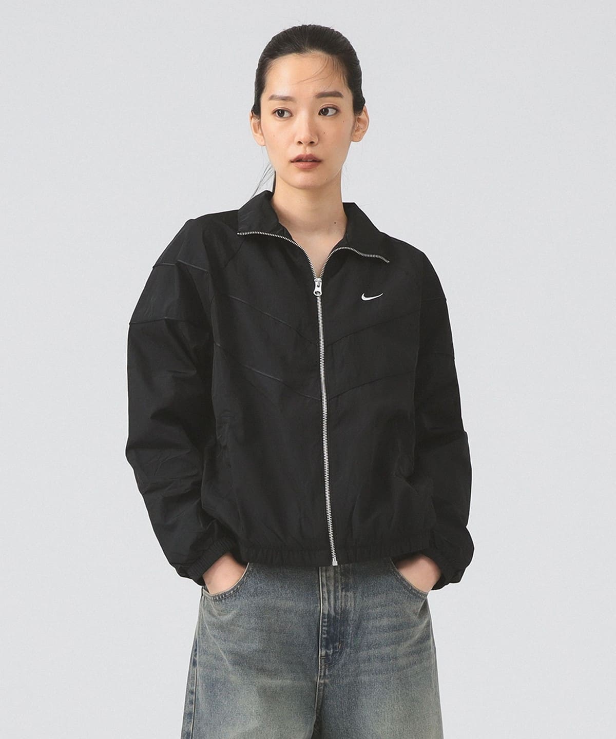 【WEB限定】NIKE ナイキ / UV ウーブン フルジップ ジャケット ブルゾン WOMEN BLACK M 【WEB限定】NIKE ナイキ / UV ウーブン フルジップ ジャケット ブルゾン WOMEN BLACK M