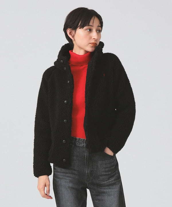 Ray BEAMS ボアフードショートブルゾン ma-1 レイビームス Ray BEAMS ボアフードショートブルゾン ma-1 レイビームス