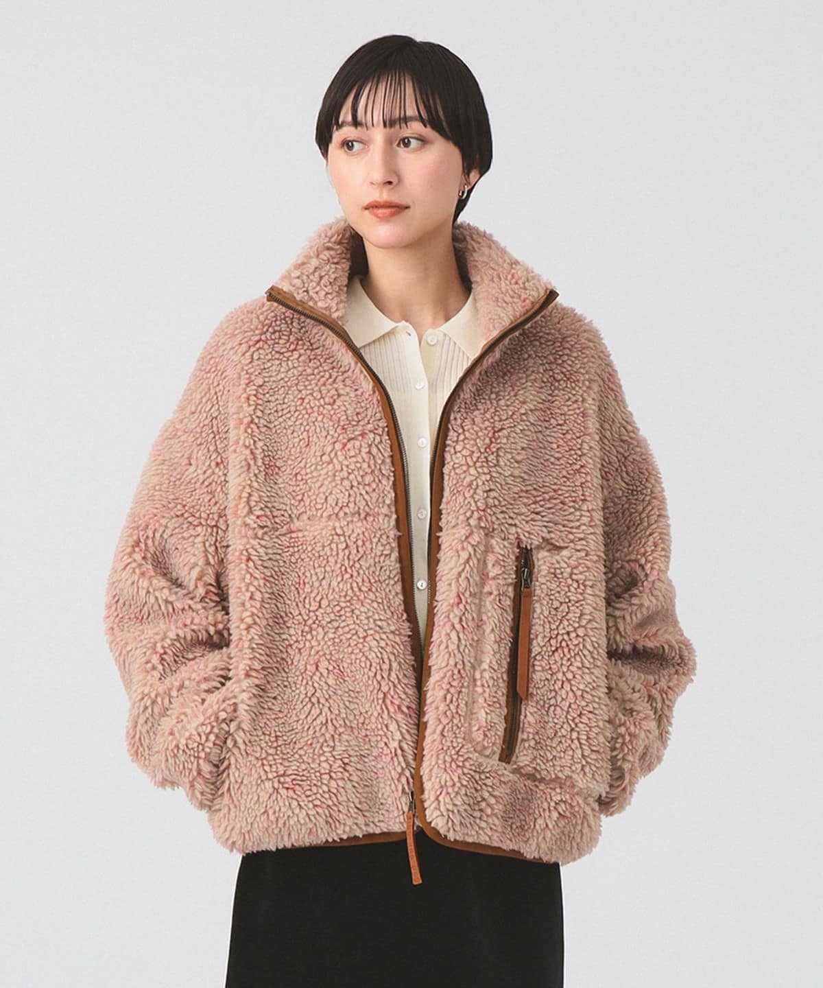 UGG(R) アグ for Ray BEAMS / MARLENE CONFETTI JACKET ブルゾン WOMEN WHT PEPPER S UGG(R) アグ for Ray BEAMS / MARLENE CONFETTI JACKET ブルゾン WOMEN WHT PEPPER S