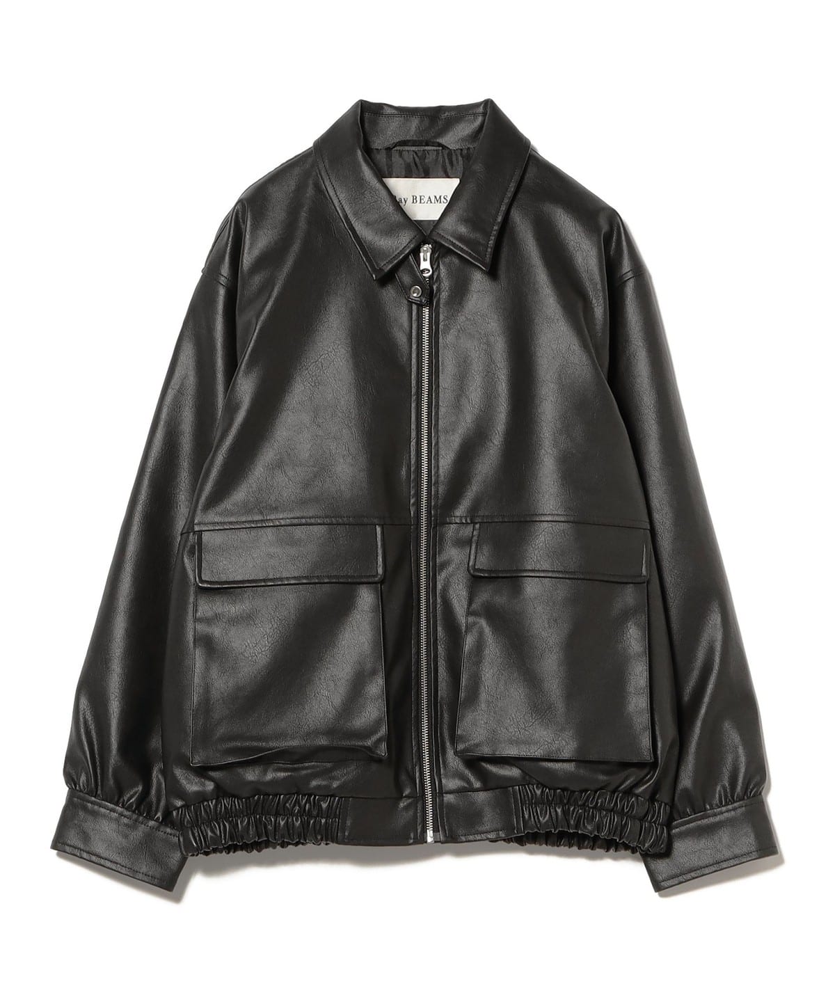 Ray BEAMS（レイ ビームス）フェイクレザー フライト ジャケット