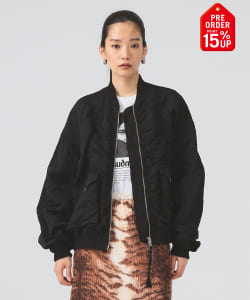 【+15%ポイントUP】シャーリング MA-1 ブルゾン