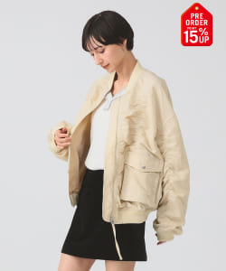 【+15%ポイントUP】シャーリング MA-1 ブルゾン