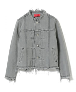 RED CARD TOKYO × Ray BEAMS / 別注 ノーカラー デニム ジャケット