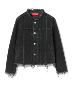 RED CARD TOKYO × Ray BEAMS / 別注 ノーカラー デニム ジャケット