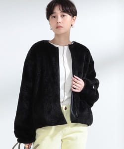 Champion × Ray BEAMS / 別注 フリース ジャケット