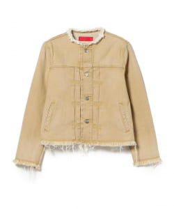 RED CARD TOKYO × Ray BEAMS  / 別注 ノーカラー デニム ジャケット