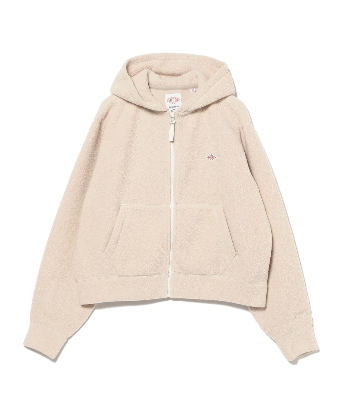 DANTON ダントン / POLARTEC ZIP PARKA トップス WOMEN 110 IVORY 38