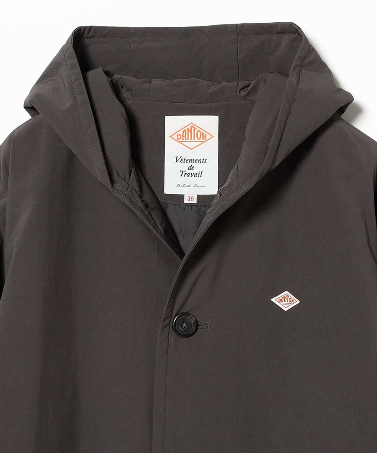 Ray BEAMS（レイ ビームス）DANTON / INSULATION HOODED WIDE JACKET