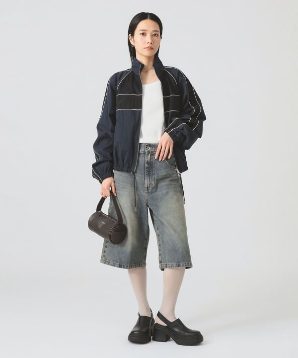 Ray BEAMS ツイードキリカエブルゾン Ray BEAMS（レイビームス）の「ツイード キリカエ ブルゾン