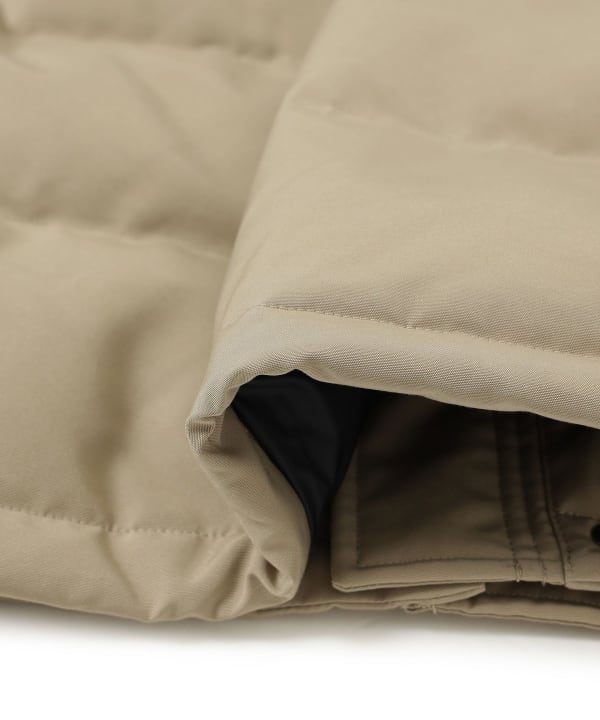 DANTON / FAKE FUR HOODED DOWN JACKET