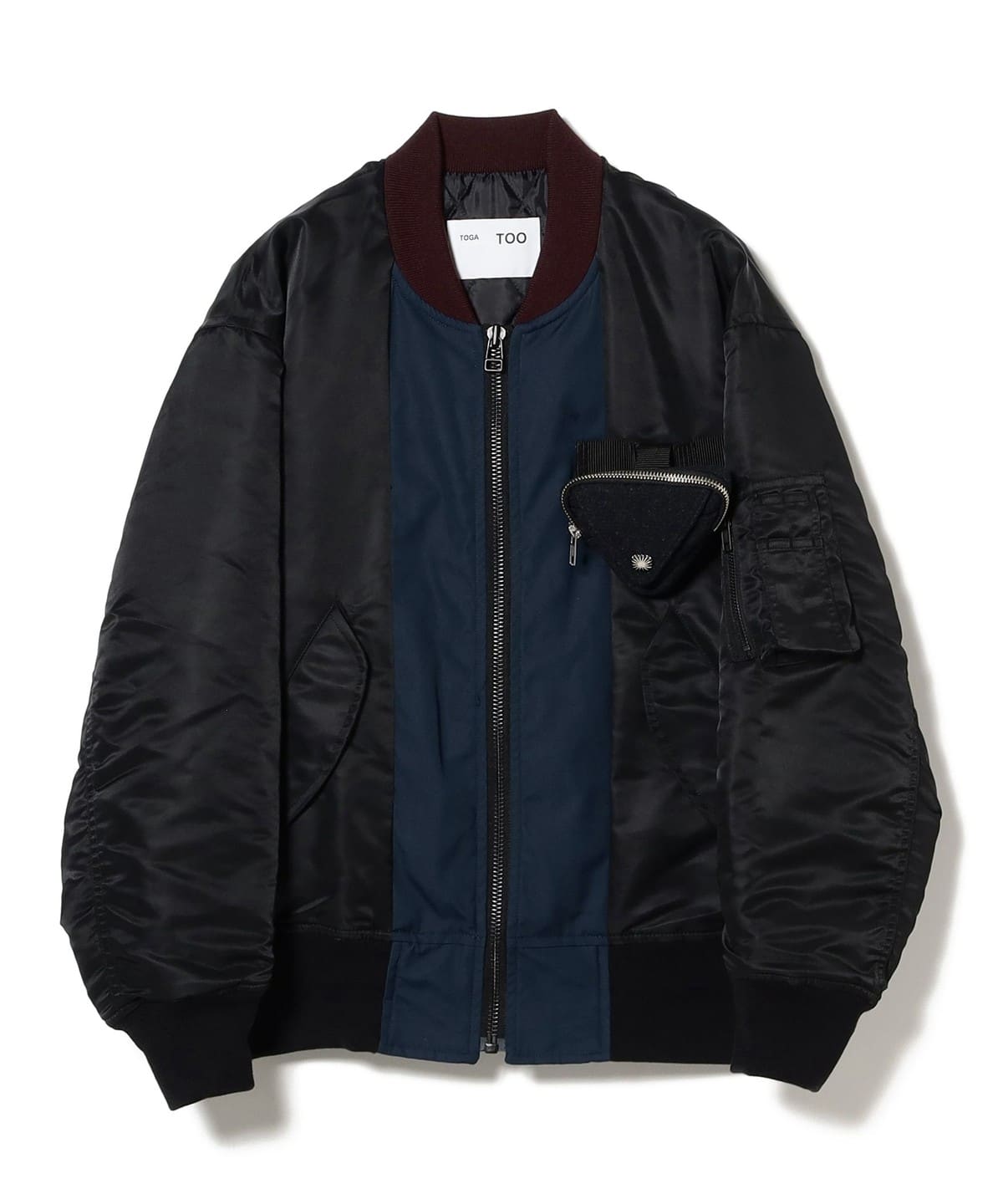TOGA TOO / NYLON TWILL BLOUSON ブルゾン WOMEN 26 BLACK M TOGA TOO / NYLON TWILL BLOUSON ブルゾン WOMEN 26 BLACK M