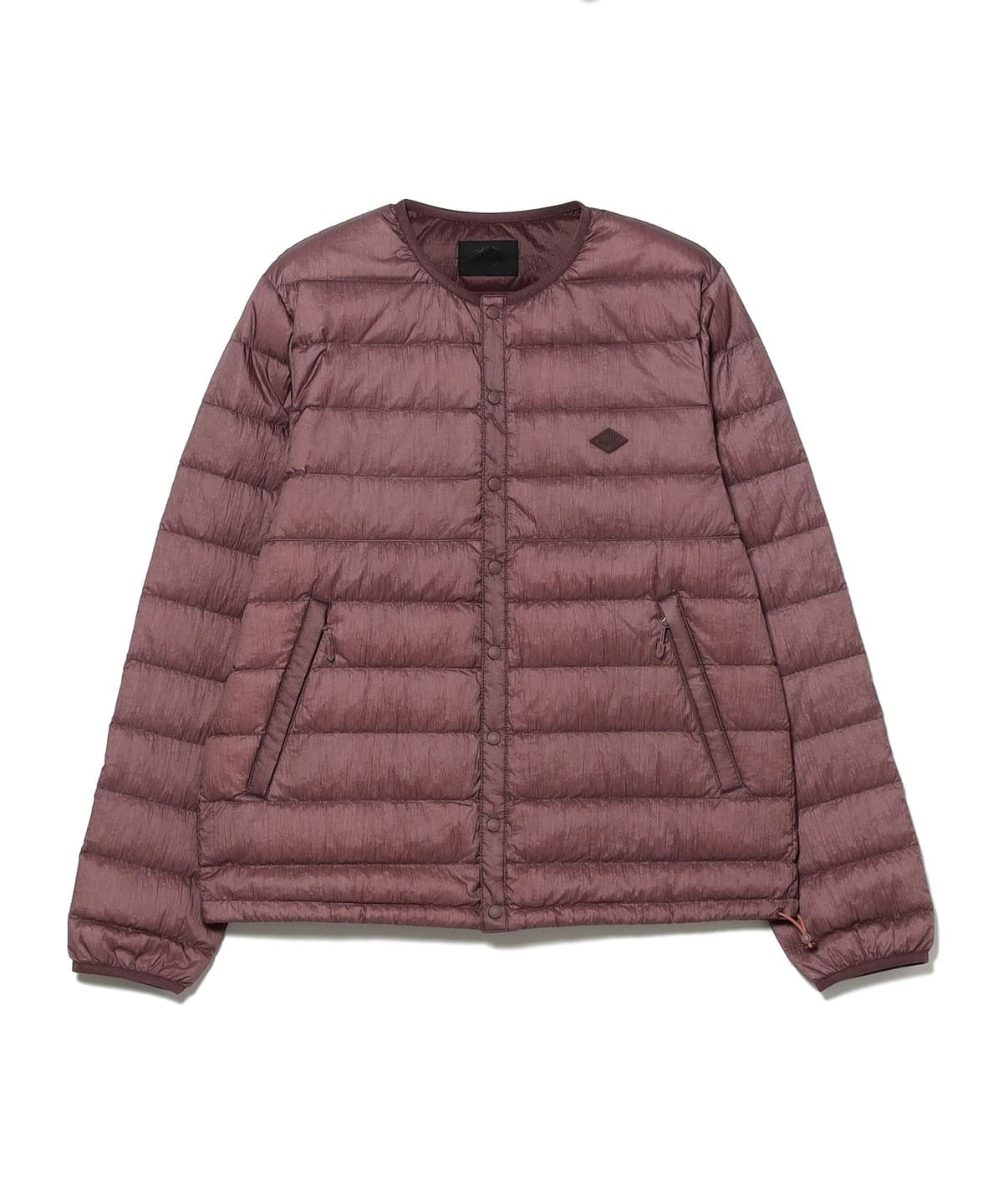 美品　ダウンジャケット　Ray BEAMS レイビームス　モカ　中綿　フード Ray BEAMS（レイ ビームス）DANTON / INNER DOWN CREWNECK