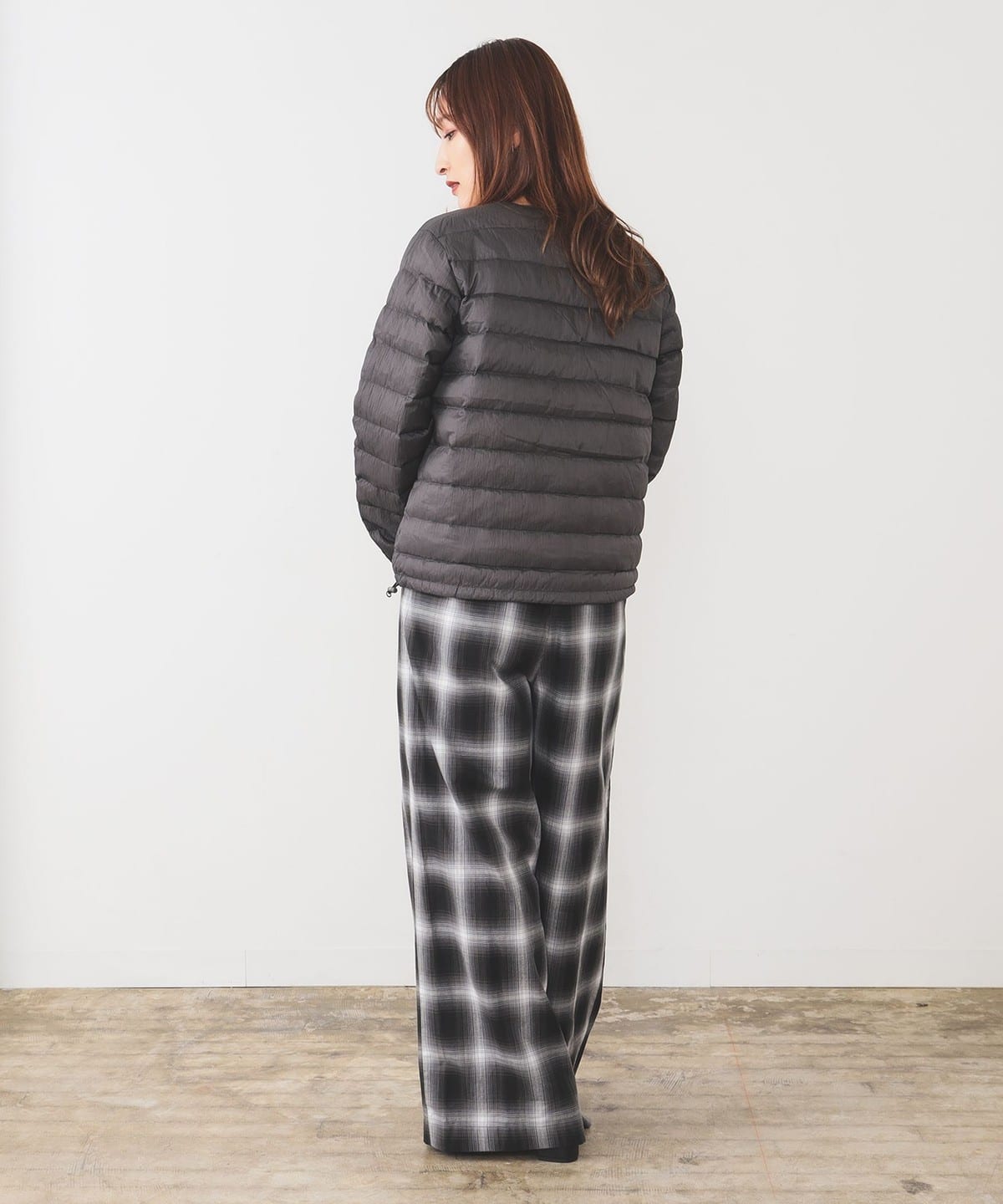 Ray BEAMS（レイ ビームス）DANTON / INNER DOWN CREWNECK