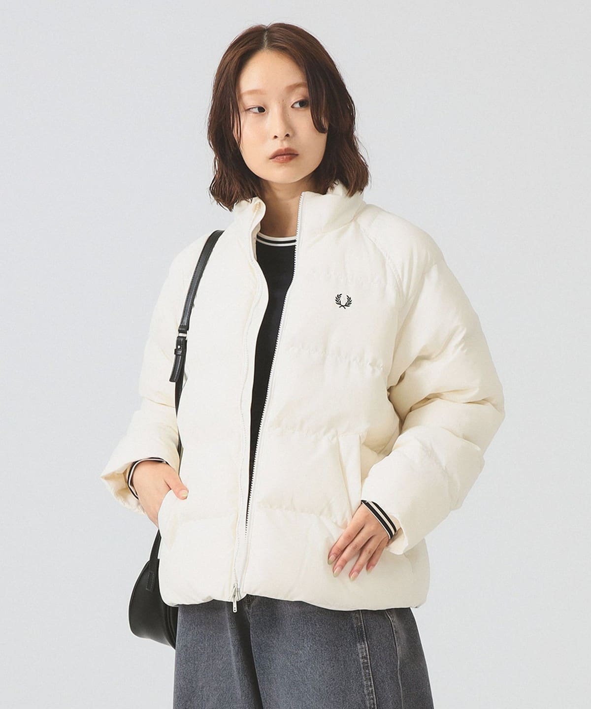 Ray BEAMS（レイ ビームス）FRED PERRY / Raglan Sleeve Padded Jacket