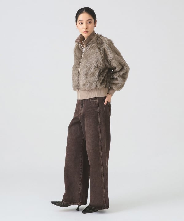 PENNEY’S × Ray BEAMS / 別注 ファー ジャケット vol.2【ニシダ アカリのオススメアウター①】｜ビームス 天王寺