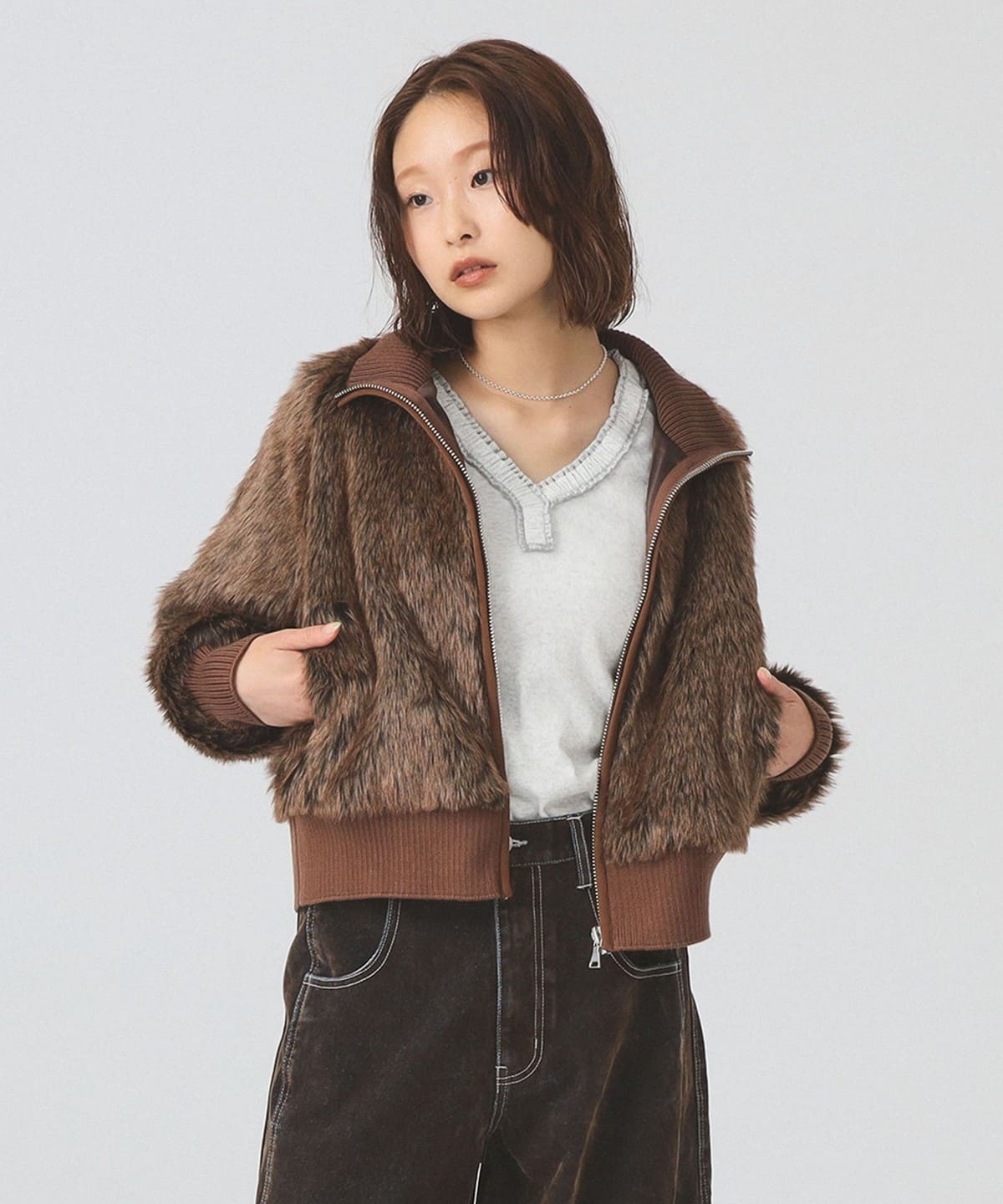 Penney's オレンジファージャケット ショート丈　beams Ray BEAMS（レイビームス）の「PENNEY'S × Ray BEAMS / 別注