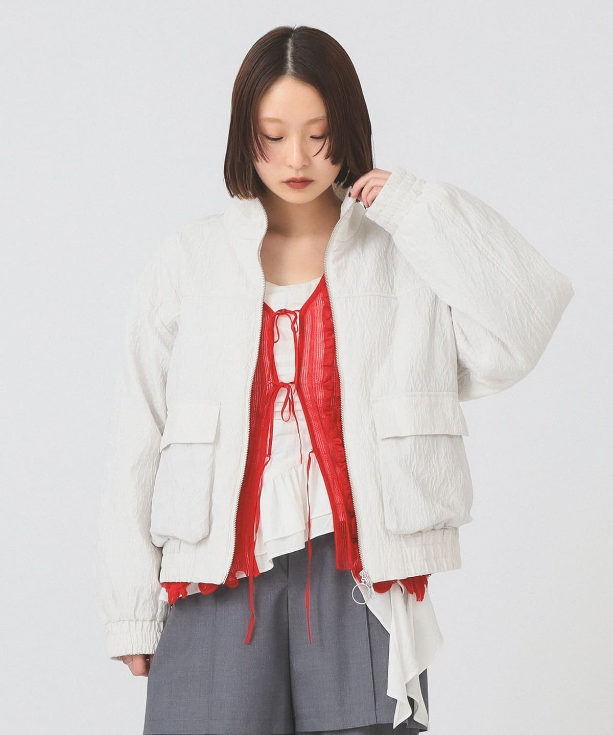 Ray BEAMS（レイ ビームス）【5/14再値下げ】ジャカード 中綿 スタンド