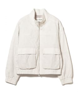 ジャカード 中綿 スタンド ブルゾン