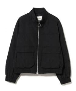 ジャカード 中綿 スタンド ブルゾン