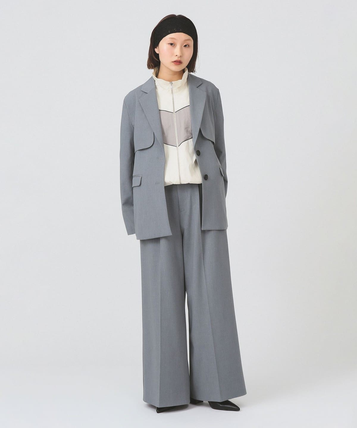 Ray BEAMS（レイ ビームス）カラー ブロック トラック ジャケット