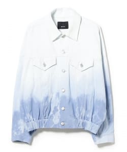 08sircus / Shibori-bassen denim jacket