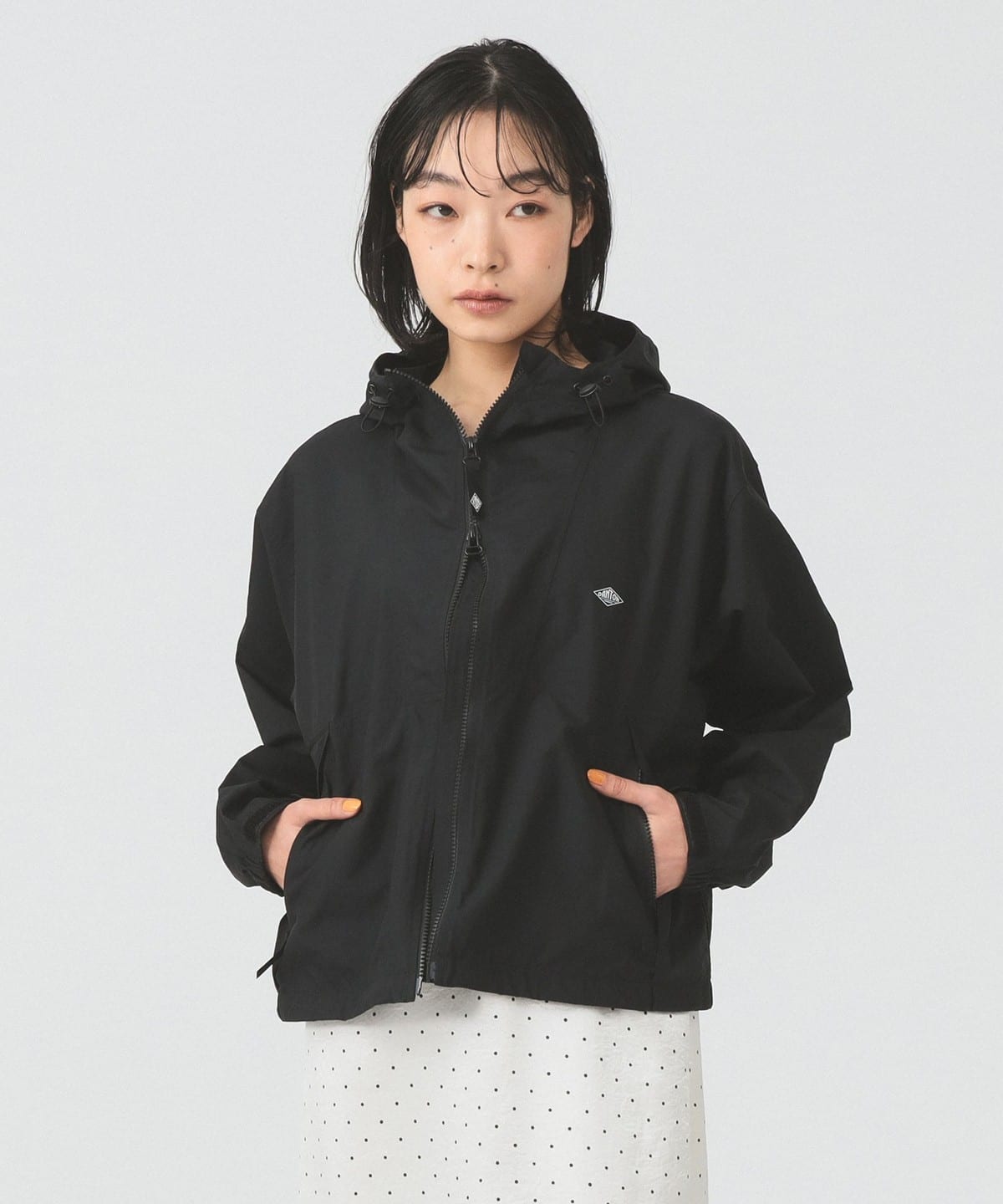 �yWEB����zDANTON �_���g�� / �X�^�i�[ �i�C���� �t�[�h �W���P�b�g �u���]�� WOMEN BLACK M