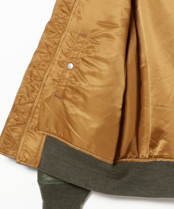 NOMARHYTHM TEXTILE / Bandana Embroidery Flight Jacket