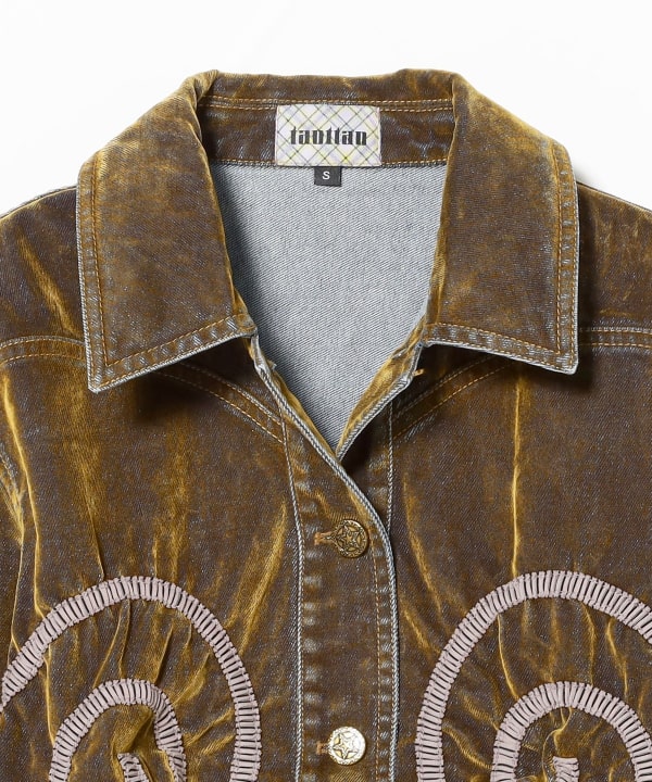 taottao / Velveteen Denim Jacket