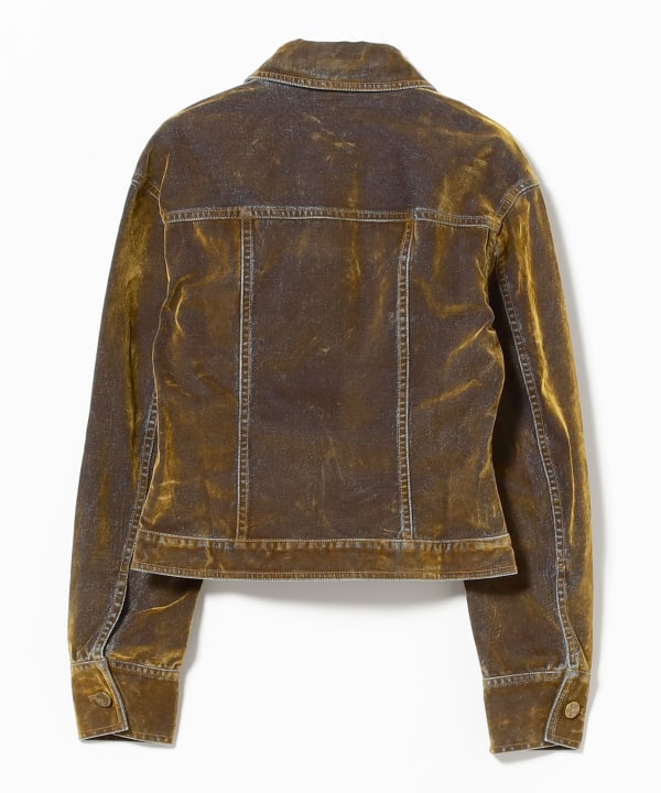 taottao / Velveteen Denim Jacket