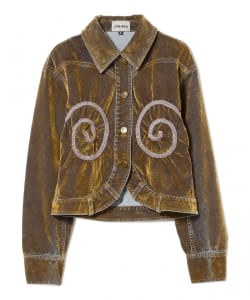 taottao / Velveteen Denim Jacket