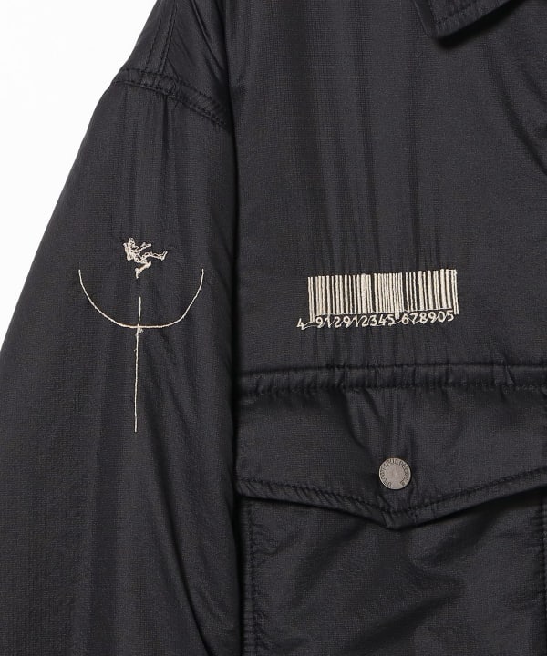 beautiful people / zerogravity sheer nylonrip blouson