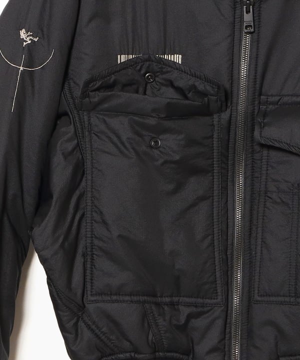 beautiful people / zerogravity sheer nylonrip blouson