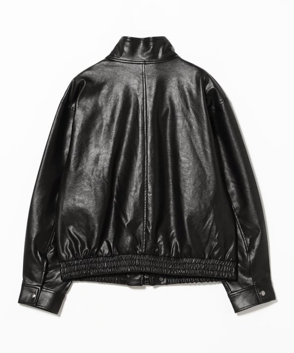 フェイクレザー ライダース ジャケット