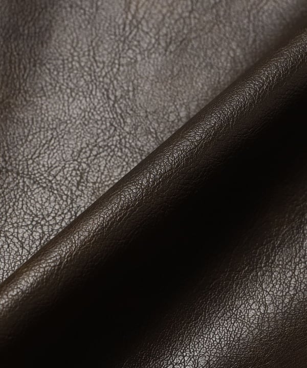 Faux Leather Flight Jacket