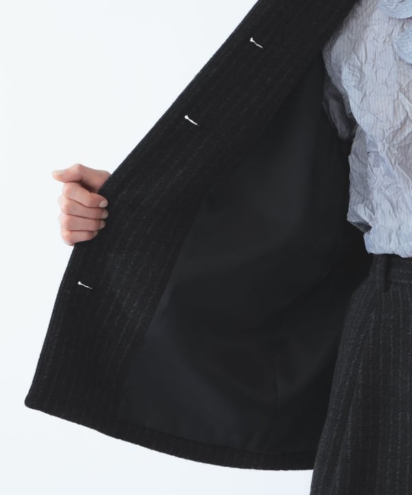 ストライプ カバーオール ジャケット