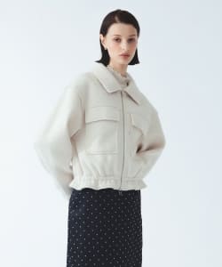 ループ シャギー ブルゾン
