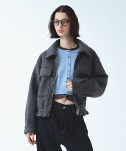ループ シャギー ブルゾン