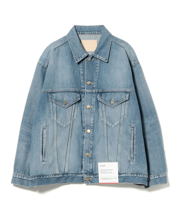 Graphpaper / Selvage Denim Trucker Jacket -LIGHT FADE-