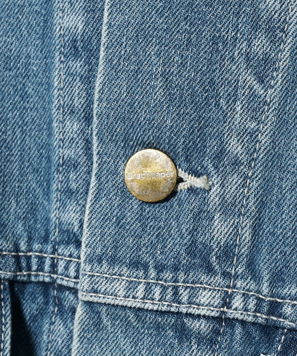 Graphpaper / Selvage Denim Trucker Jacket -LIGHT FADE-