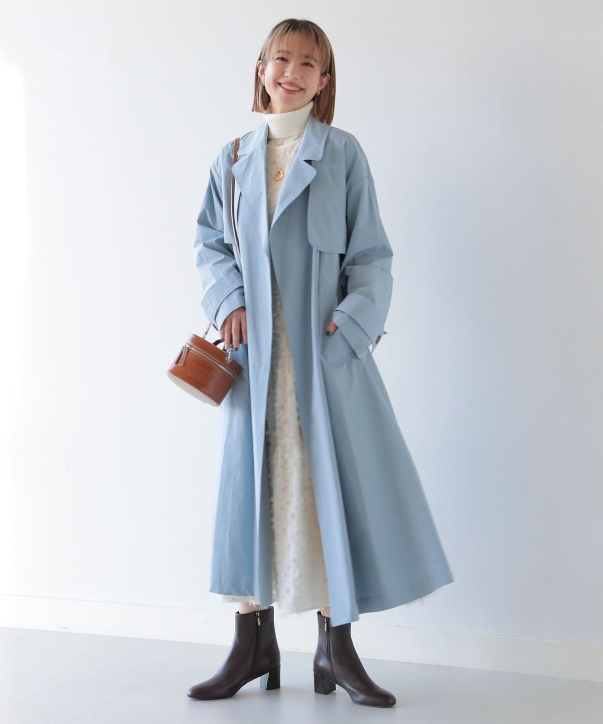 Ray BEAMS Ray BEAMS [Outlet] Ray BEAMS / side slit wrap coat