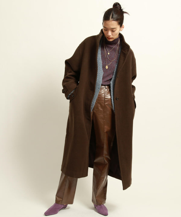 Ray Beams レイ ビームス 10 Offクーポン対象 Ray Beams スタンドカラー ビッグ コート コート ステンカラーコート 通販 Beams