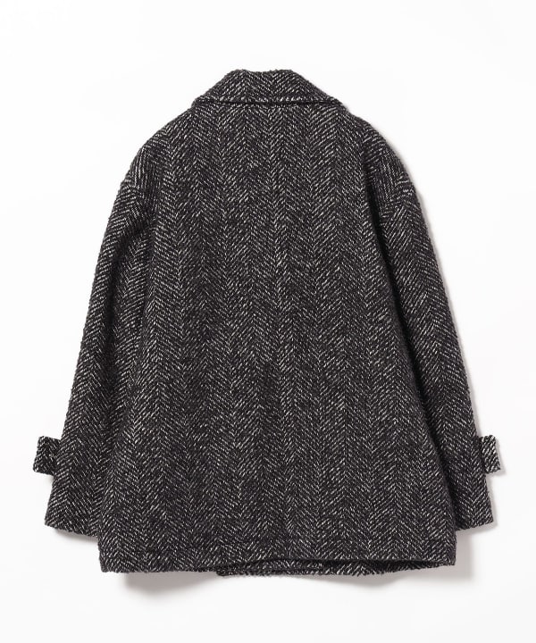 Ray BEAMS Ray BEAMS Ray BEAMS / Tweed double half coat (coats and