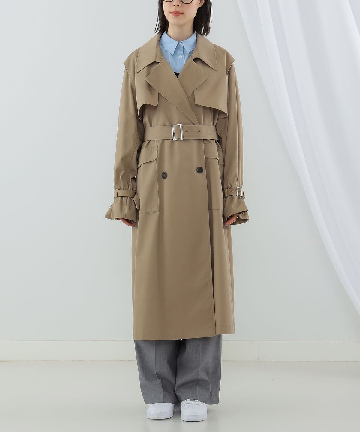 Ray BEAMS Ray BEAMS Ray BEAMS / Oversized trench coat (coat trench ...