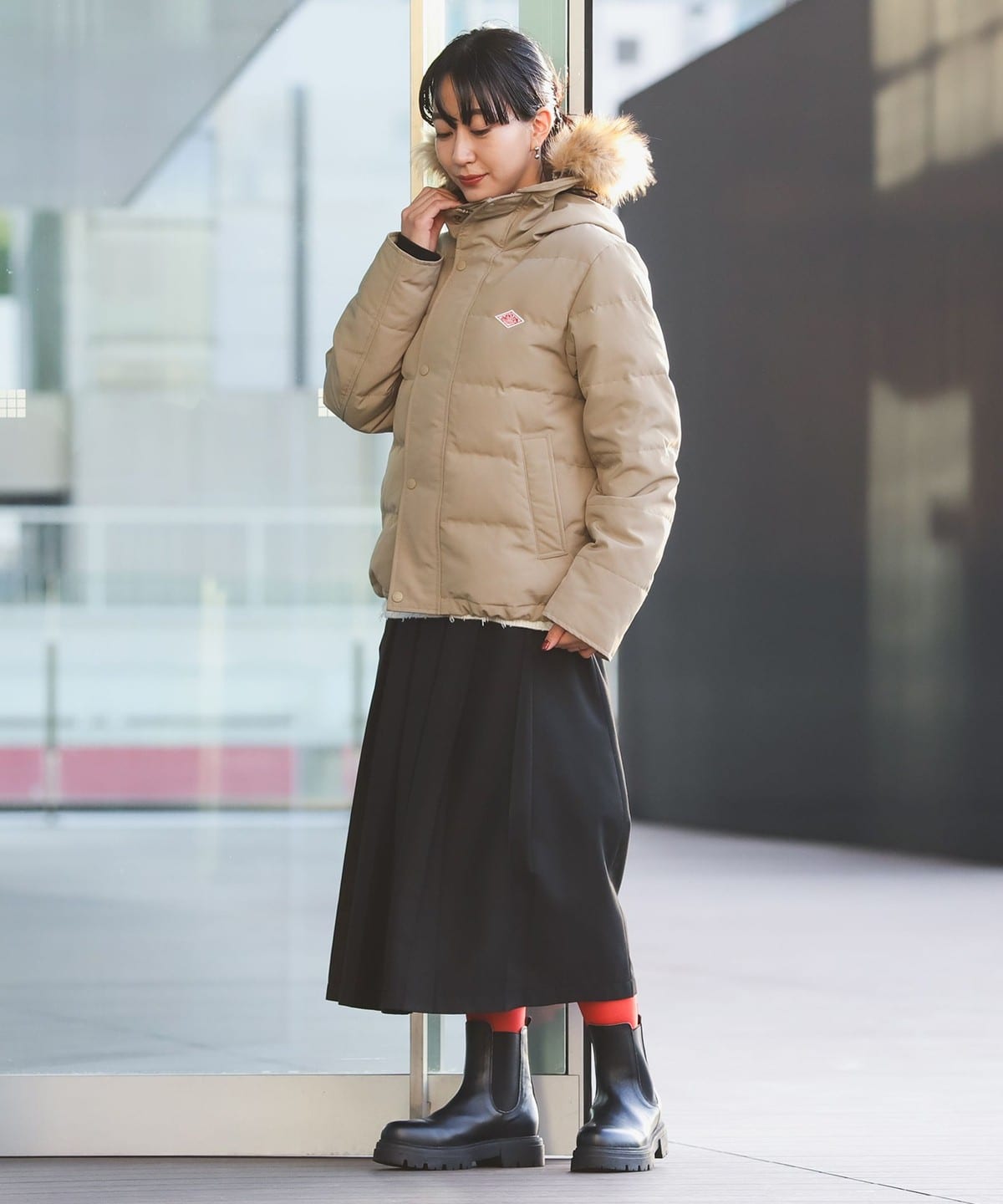 DANTON ポリエステル ダウン ジャケット ショート ビームス BEAMS Ray BEAMS（レイ ビームス）DANTON / ポリエステル ダウン