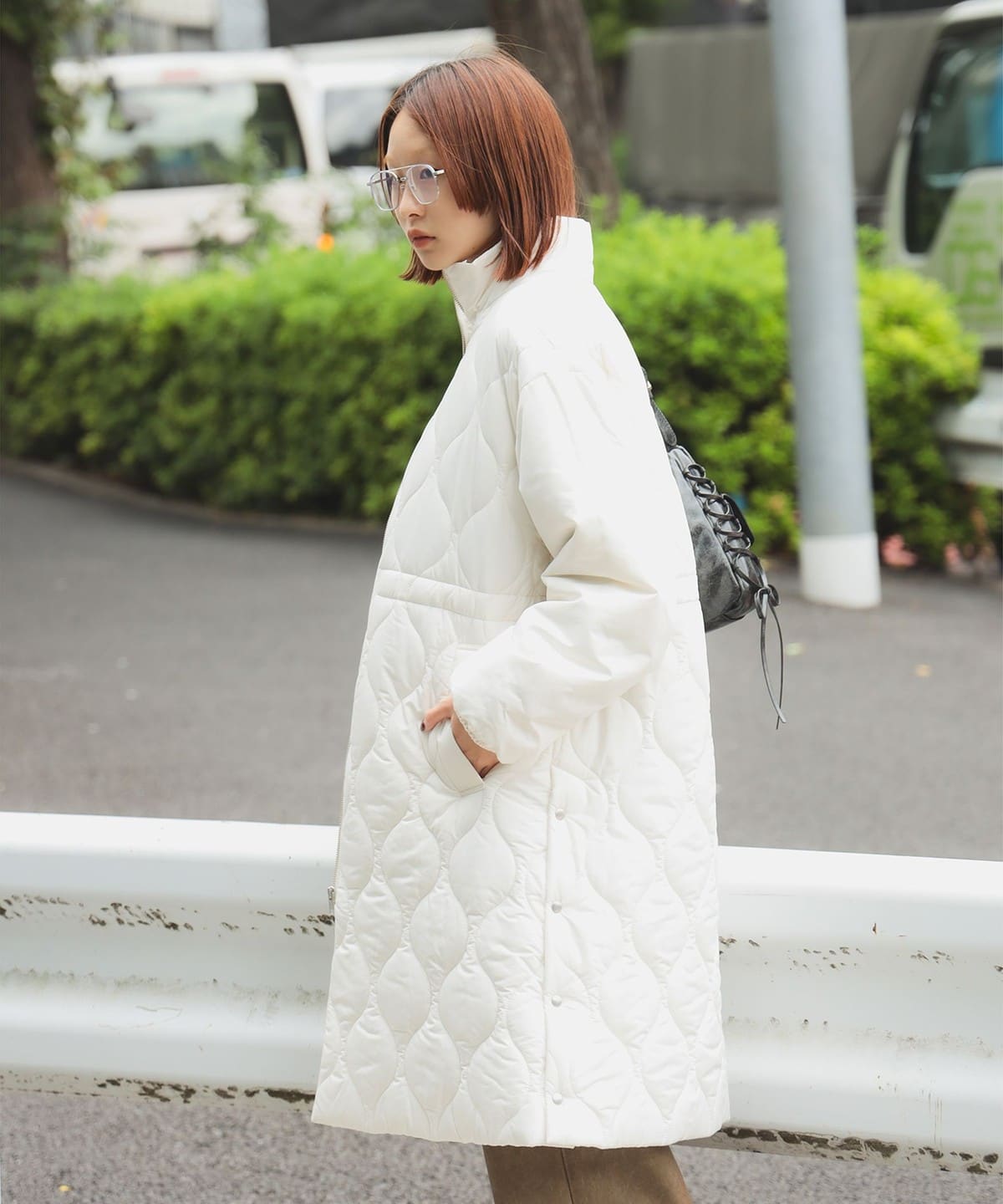 Ray BEAMS Ray BEAMS Stand Collar Coat (Coats, Other Coats