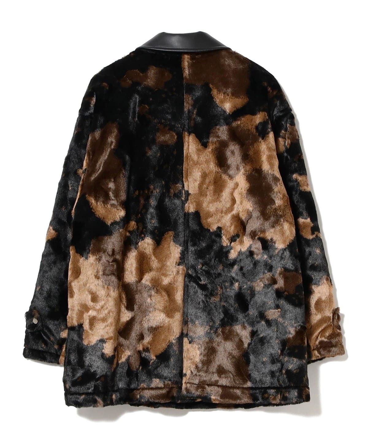 Ray BEAMS RBS / フェイクレザー ハーフ コート Ray BEAMS（レイ ビームス）フェイク スエード ハーフ コート