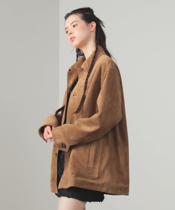 BEAMS ウルトラスェードコート　定価141.000円(税抜) 地生カーフスエード 