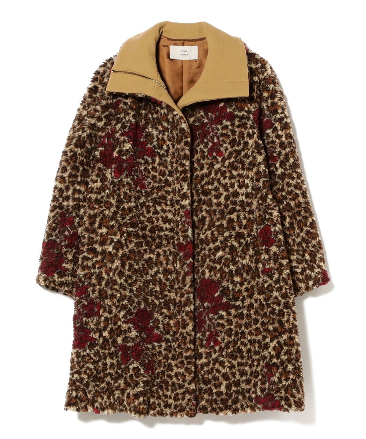 FUMIE＝TANAKA フミエ タナカ / Leopard Boa Coat コート WOMEN BROWN 1