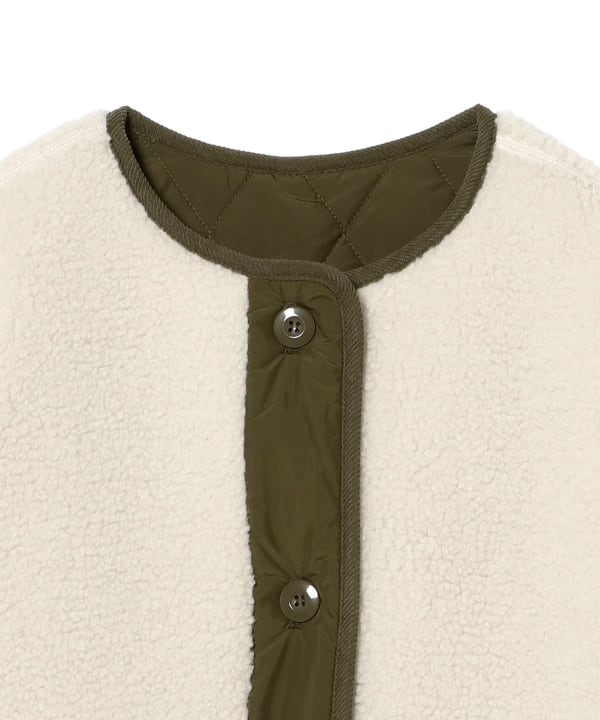 美品 BEAMS (iz) リバーシブル ボア ウール オーバーコート ビッグ BEAMS / ビームス - BEAMS / ビームス added a new photo.